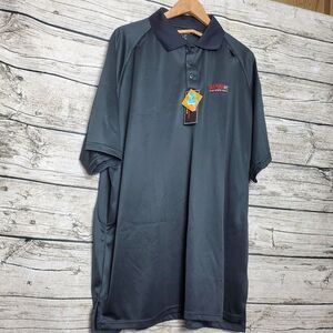 National Patrol Black Polo Shirt GardaWorld Private Security Embroidered Print